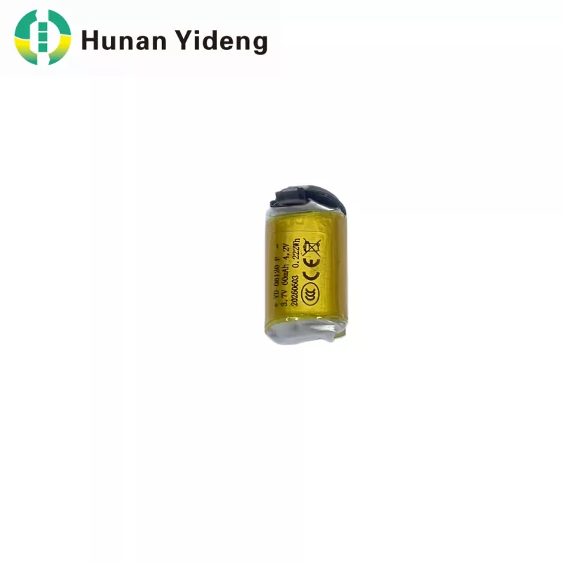 08120 3,7 V 60 mAh Li-polymeer cilindrische batterij