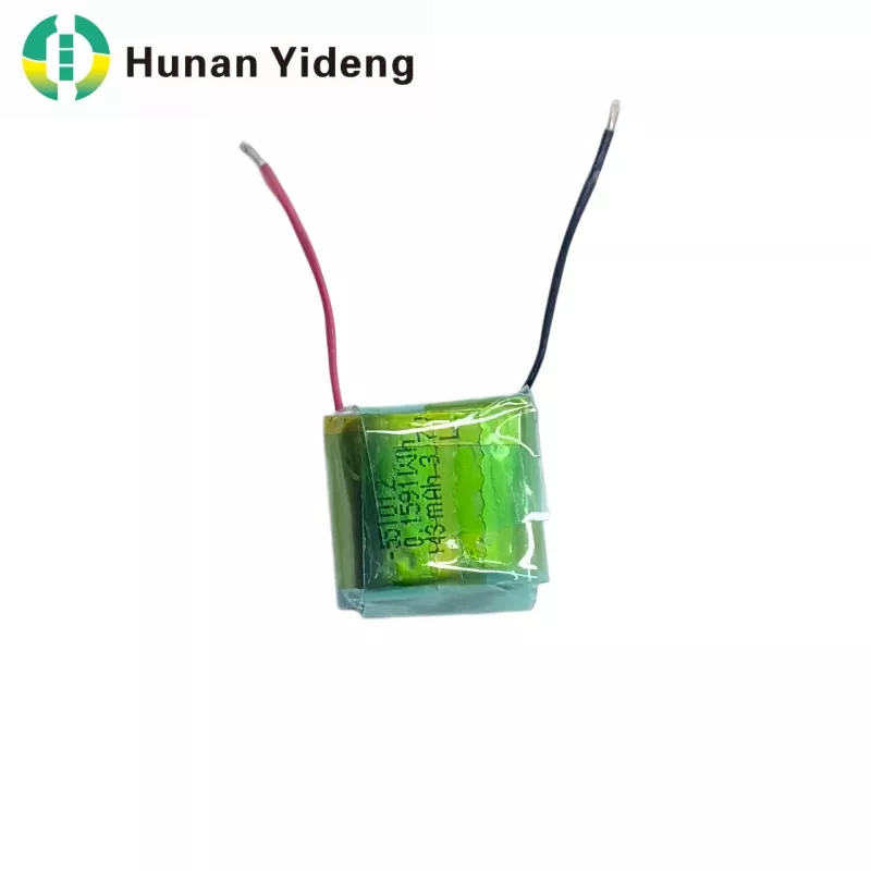 551012 3,7 V 43 mah elektrisch speelgoed Li-polymeerbatterij
