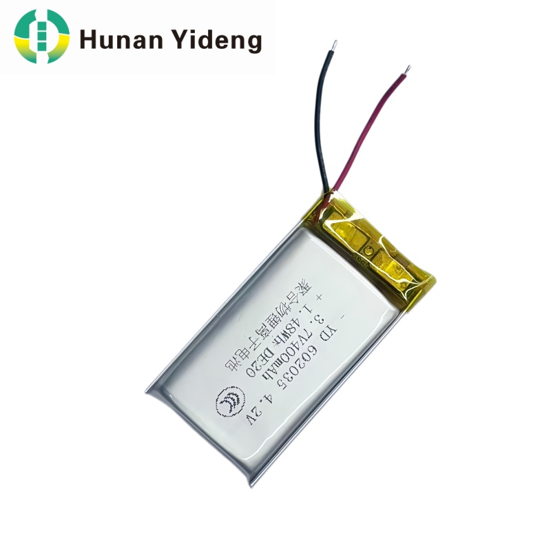 602035 3,7 V 400 mAh lithium-ionbatterij voor slimme bank