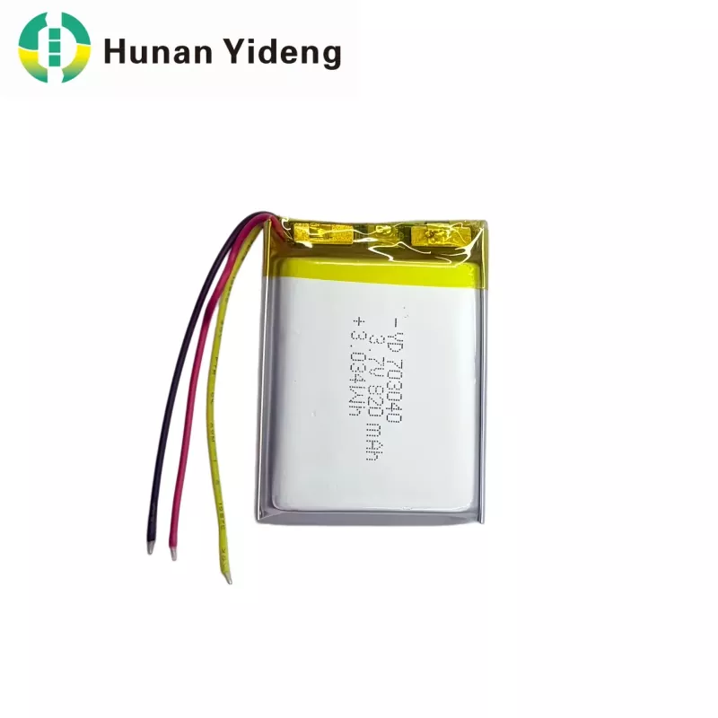703040 3,7 V 820 mAh kleine prismatische batterij