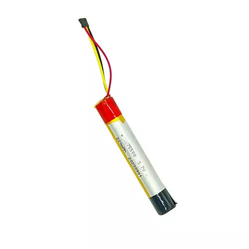 75500 3.7V 220mAh Small Cylindrical Lithium Ion Rechargeable Batteries